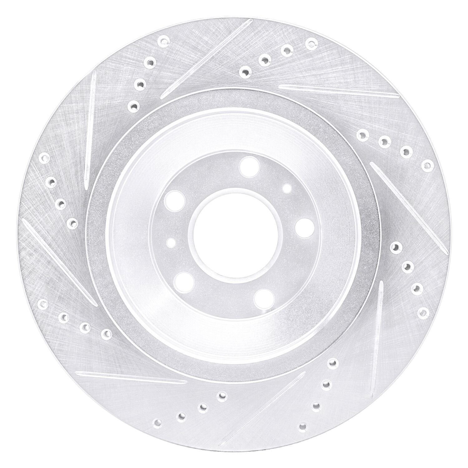 For Bentley Continental 04-18 Brake Rotor eLINE Drilled & Slotted 1-Piece Rear