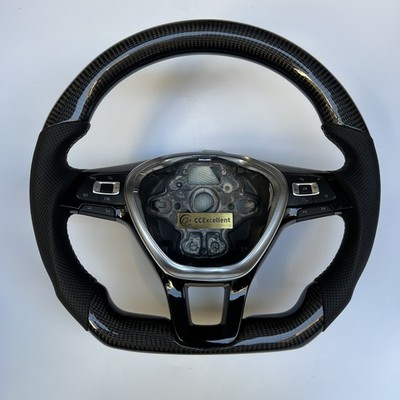 For VW Golf 7 Jetta MK7 Polo Tiguan 2014-2018 Custom Carbon Fiber Steering Wheel