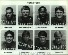 Press Photo Texas Tech Football Team Members - sas20098