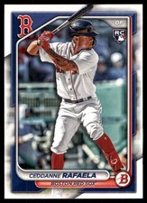 Ceddanne Rafaela 2024 Bowman #84 Red Sox MLB READ FREE SHIPPING AutographDen