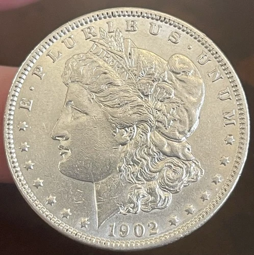 1902 P Morgan Silver Dollar ~ AU/XF BETTER DATE ~ 90% Silver $1