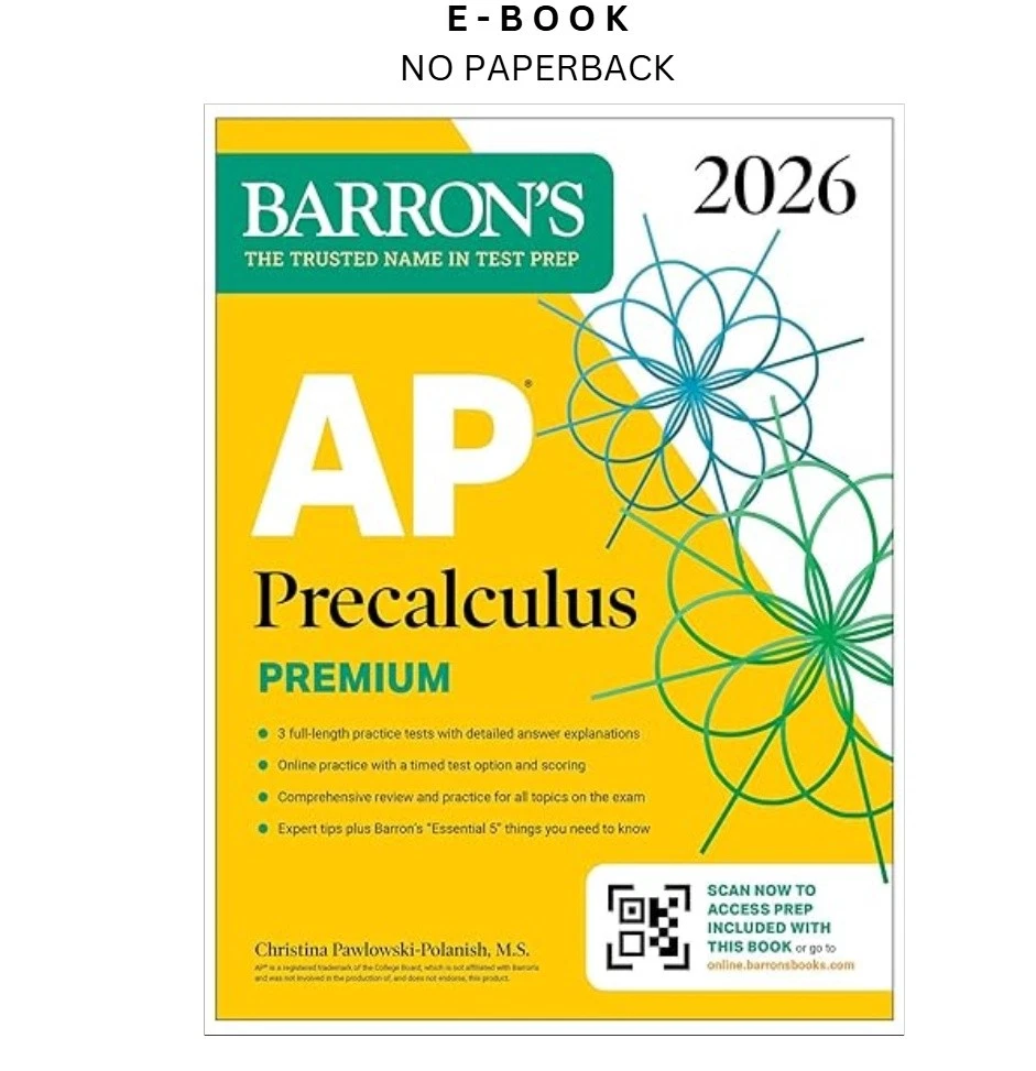 Buy AP Precalculus Premium, 2026 ebook, instant digital download PDF from LD Global
