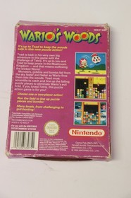 Vintage Nintendo NES Game - Wario's Woods In Box
