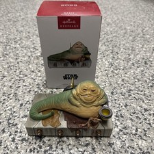 JABBA THE HUTT Ornament figure 2023 Hallmark Star Wars ROJ Sound Salacious Crumb