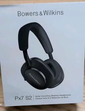 Bowers  Wilkins PX7 S2 On-Ear Noise Cancelling Wireless Headphones -Black