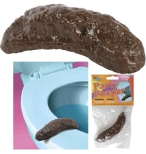 Party Pooper - Bathroom Prank, Fake Crap Turd, Human Poop Funny Joke Toilet Poop