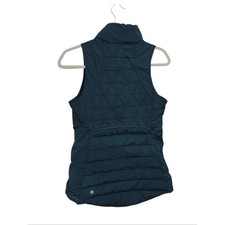 Lululemon Down For It All Vest 6 700 Fill Goose Down Dark Teal Granola Athletic