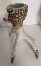 Kerzenhalter Kerzenständer Geweih Deko Hirsch-Geweih Form 12cm