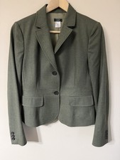 Classic J Crew Army Green Schoolboy 100 Wool Blazer Jacket 6 Academia