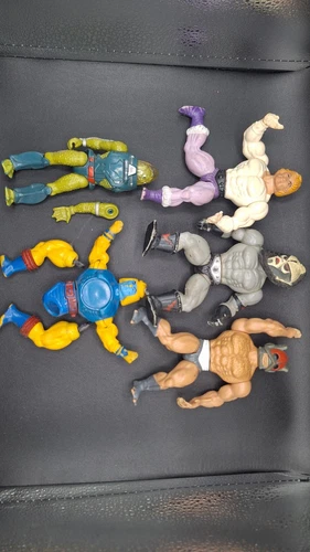 Mattel Masters of the Universe MOTU He-Man Lot Of 5 Action Figures Damaged Vtg