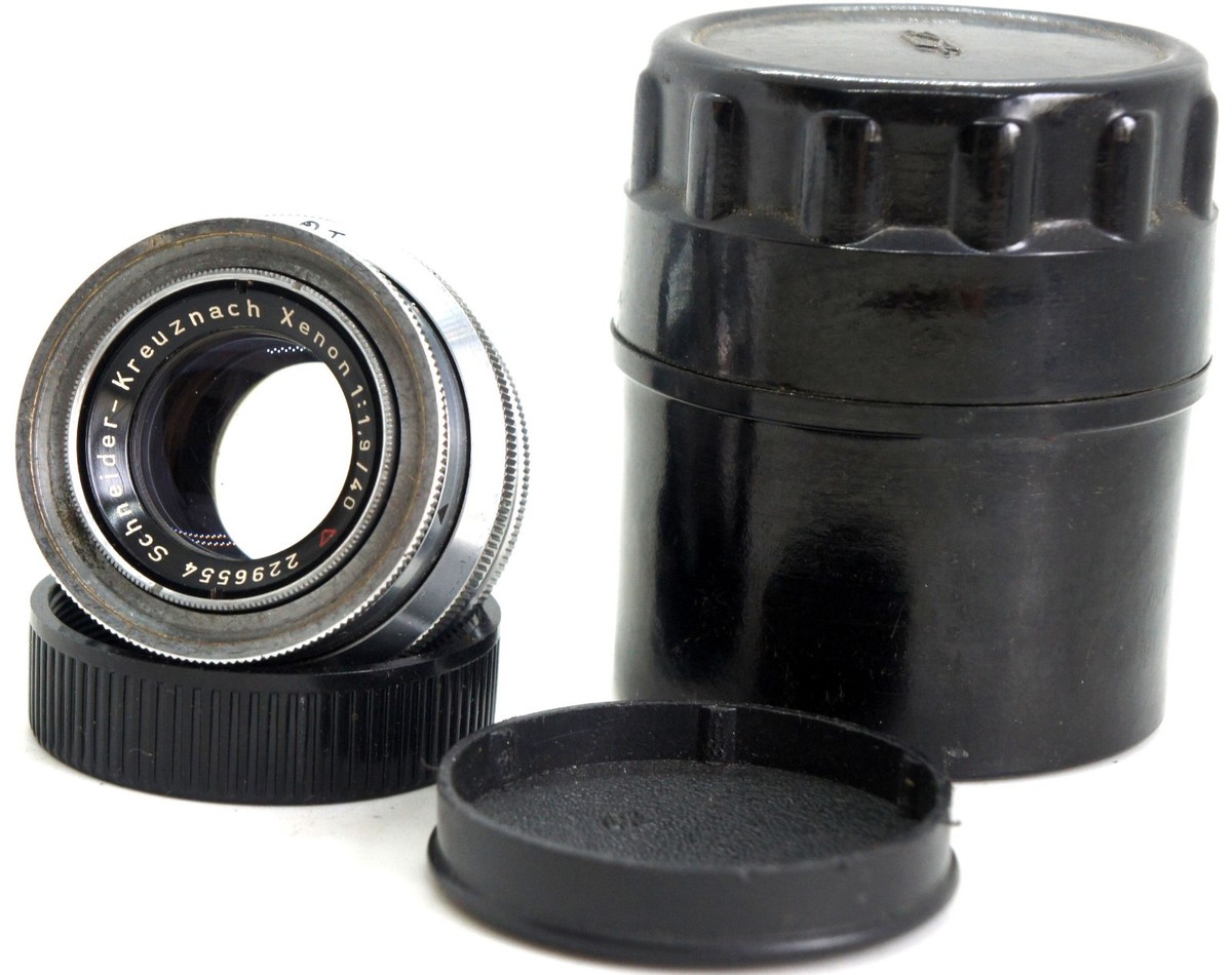 Rare SCHNEIDER KREUZNACH XENON 40 mm F1.9 lens M26 mount for Robot