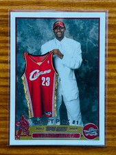 2003-04 Topps - LeBron James Draft Pick Rookie Card #221. rookie card picture