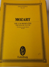 mozart / magic flute/ Edition Eulenburg pocket score