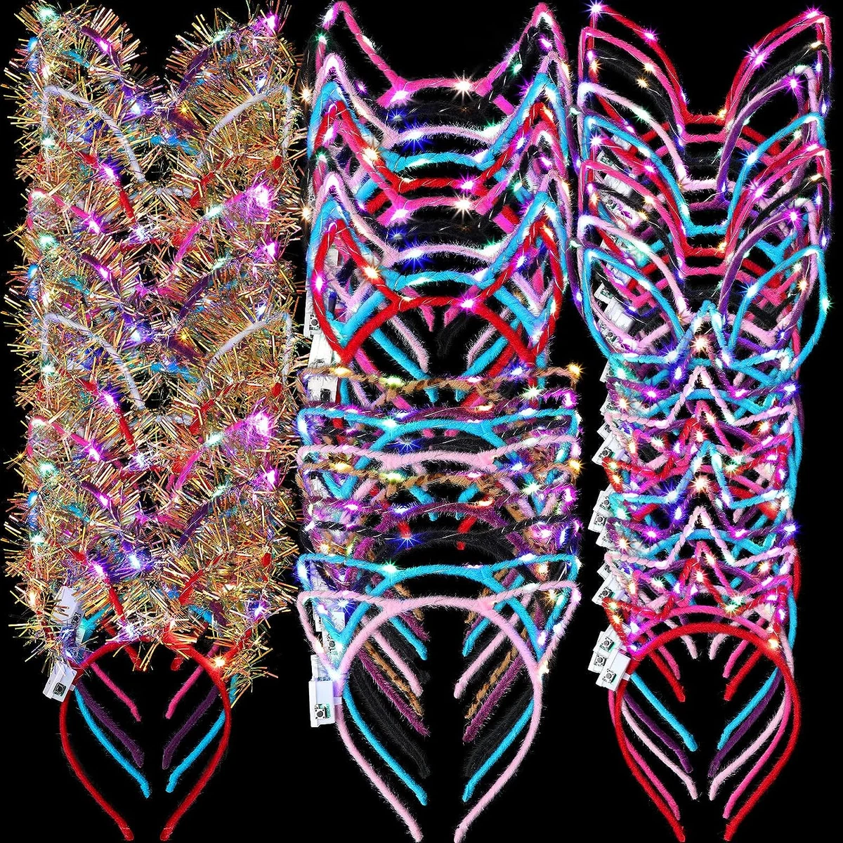 Light up headbands best sale bulk