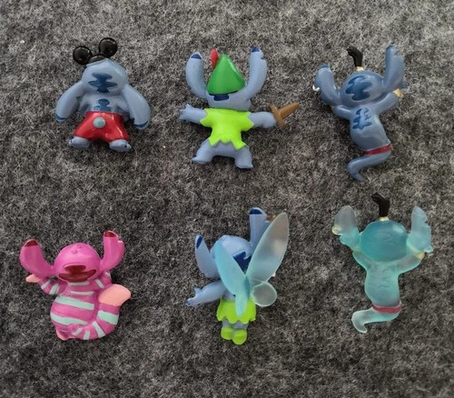 Disney Lilo e Stitch Mini Toys lotto di 6 action figure PVC giocattoli da collezione - Foto 8 di 10