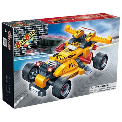 BanBao Bausteine Rennwagen, Power Car, 132 Teile, ab 4 Jahren - Nr. 8609
