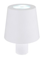 Globo Yara Akku-Led-Lampenschirm Dimmbar Rgb-Farbwechsel Weiß Kunststoff H 14 Cm