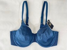 NWT Wacoal Women's 34D Back Appeal Seamless Underwire Bra 855303 Titan Blue