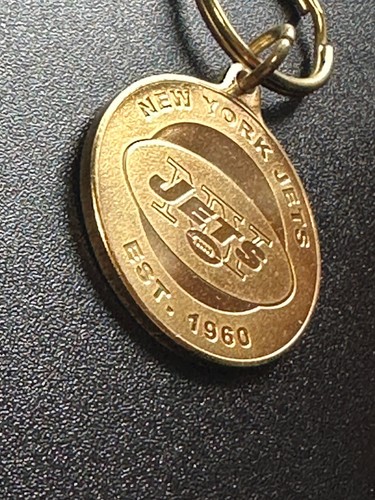 New York Jets NFL Keychain Coin Key ring Highland Mint USA Football NIP Est 1960 - Picture 8 of 15