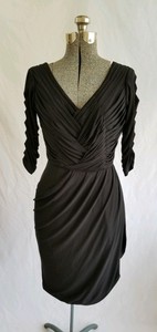 black bodycon evening dress
