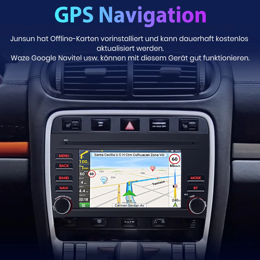 Android 11 2+32GB Car Radio For Cayenne 1 2002-2010 Blutooth 2+32G DAB WIFI GPS - Photo 4/4