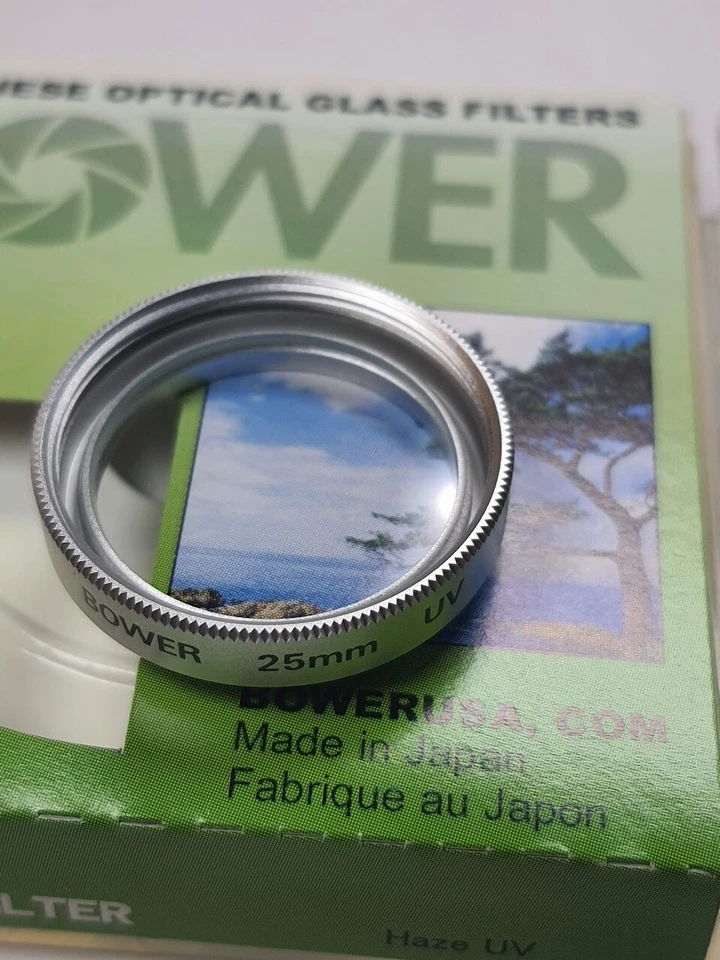 25mm Genuine OEM Bower 25 mm UV Coated Glass Lens Protector Filter Japan E-25 - Image 2 of 4