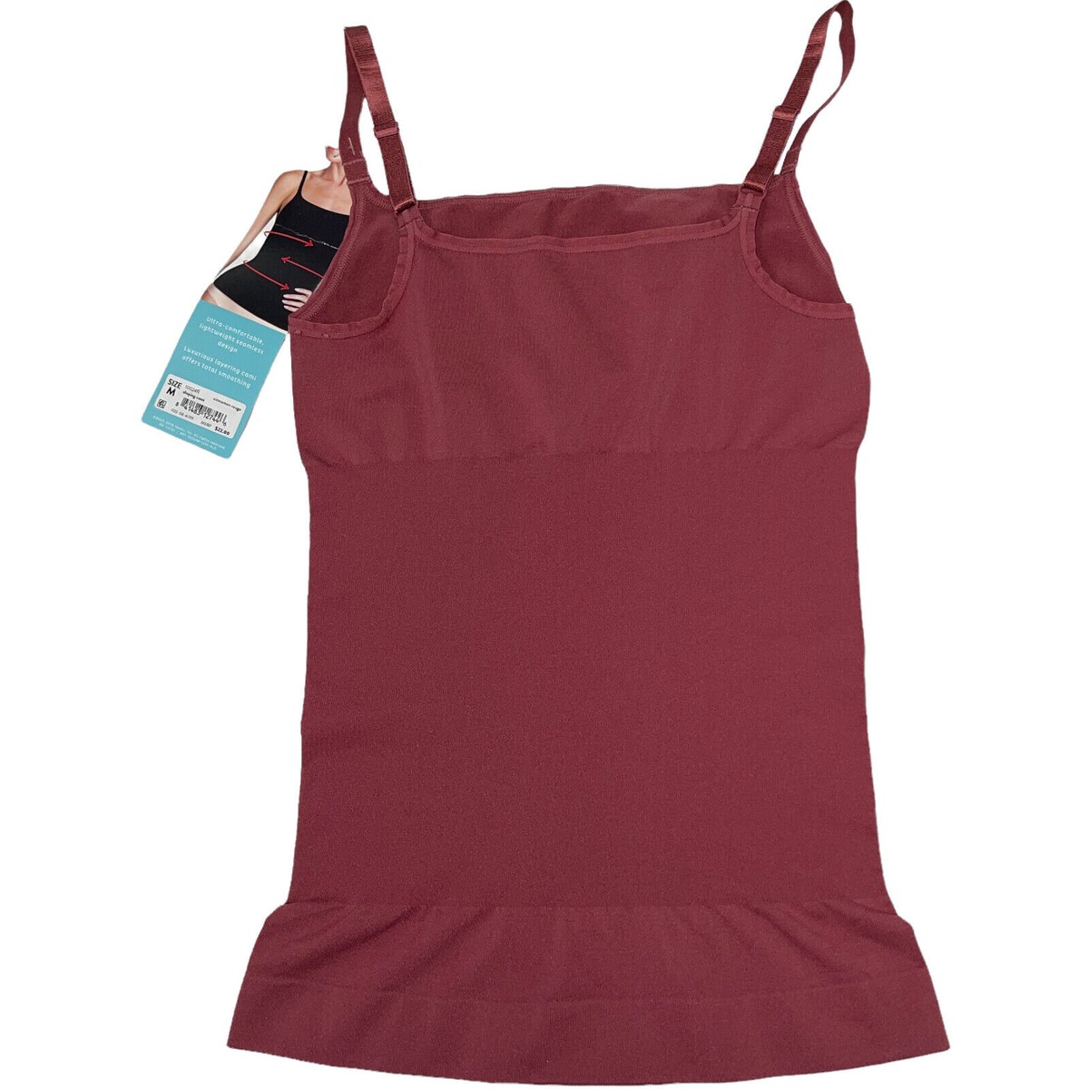 Spanx Cami Tank Top Shaping Assets Targeted Shaper Smoothing