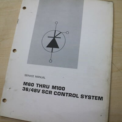 CAT M60 M70 M80 M90 M100 Forklift Electric SCR System Shop Service Manual repair