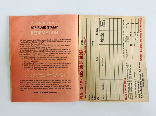 Libro ahorrador de estampillas a cuadros MacDonald de colección lleno completo con estampillas adjuntas - Imagen 8 de 9