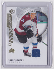 20-21 UD SP HOCKEY ROOKIE AUTHENTICS JERSEY SHANE BOWERS #108 COLORADO AVALANCHE