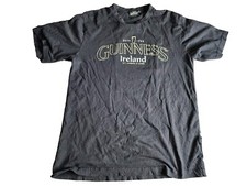 Mens L Guinness Beer St. James Gate Dublin, Ireland Double Sided T Shirt