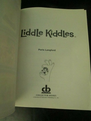 Liddle Kiddles Guida Valori di Riferimento Libro Identificazione Parigi Langford Little - Foto 4 di 12