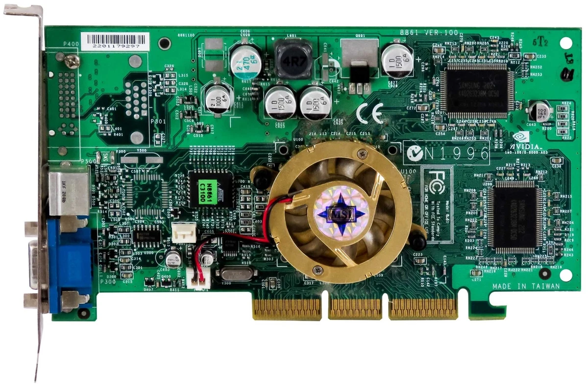 MSI NVIDIA GEFORCE4 MX440 64MB G4MX440 T AGP