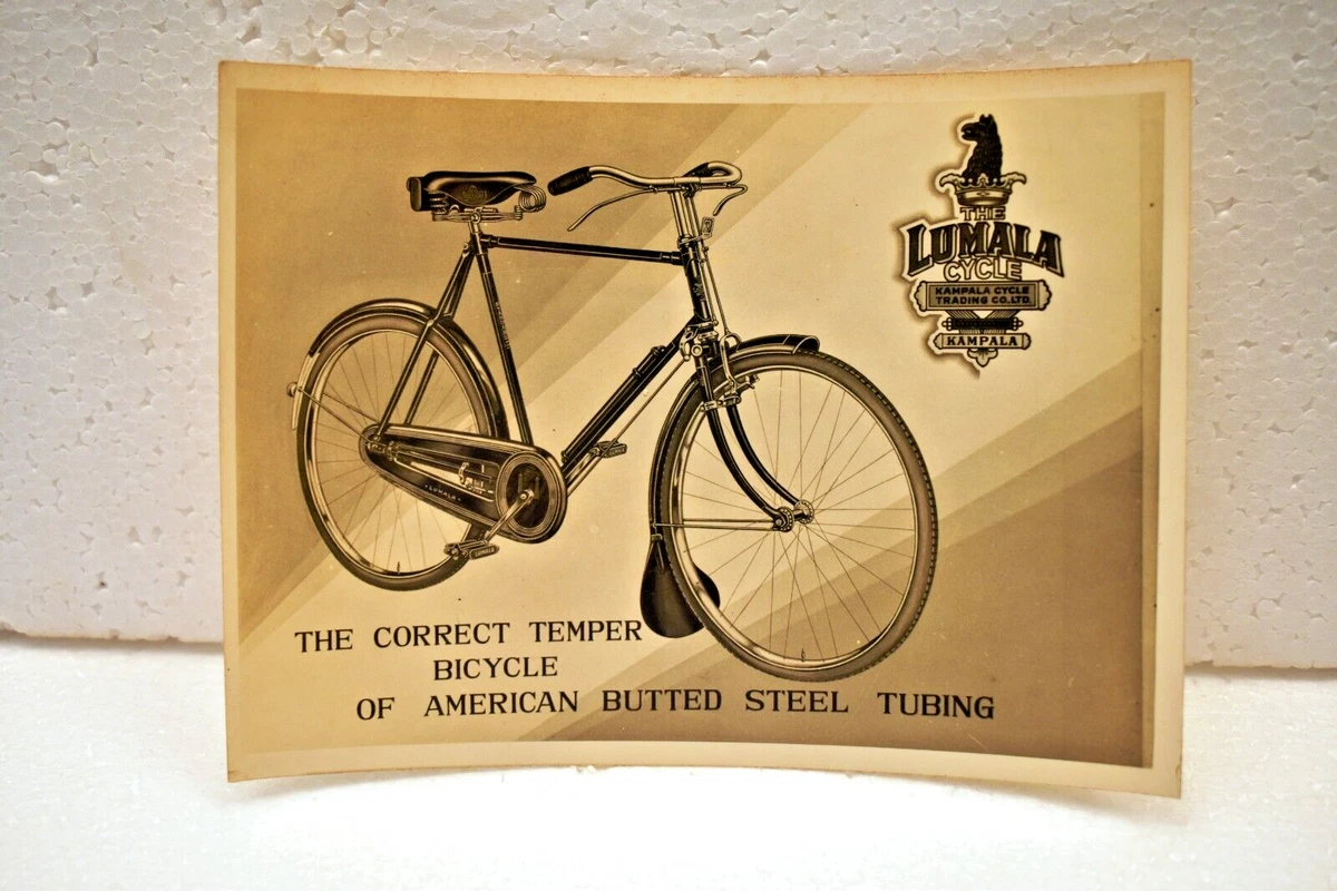 Vintage Kampala Cycle Advertisement The Lumala Cycle Photograph