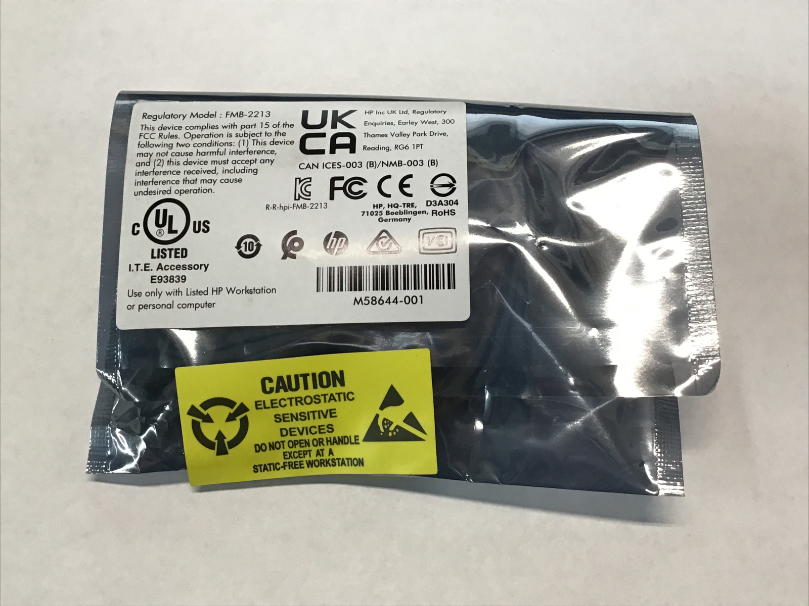 HP Flex IO V2 10 GbE NIC M58644 001 RJ45 Ethernet Option Card L83414 