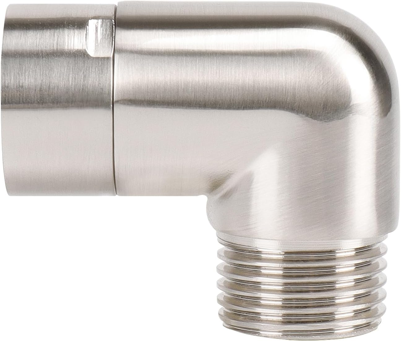 Nearmoon Shower Head Elbow Adapter, Solid Brass 1/2