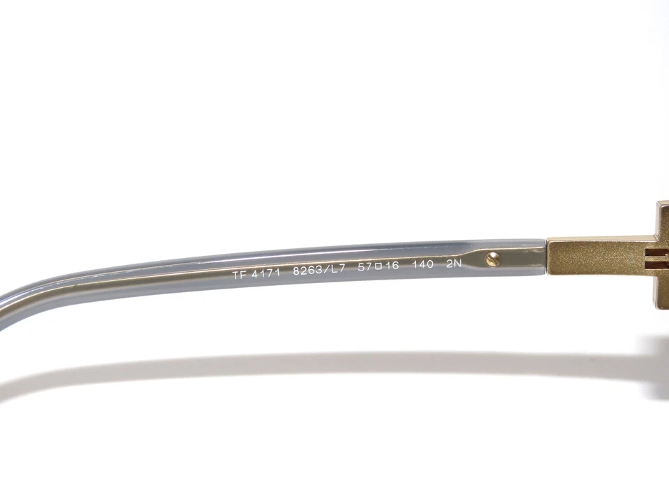 Gafas de sol Tiffany & Co 4171 8263L7 gris ópalo azul amarillo degradado TF4171 Foto 4 de 4