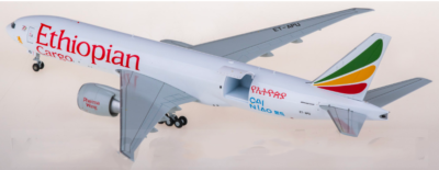 1:200 JC Wings Ethiopian Airlines B777-200LRF​ Diecast Aircraft