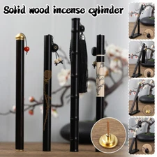 Wooden Incense Stick Organiser Incense Tube Storage Container Case Holder Box 1x