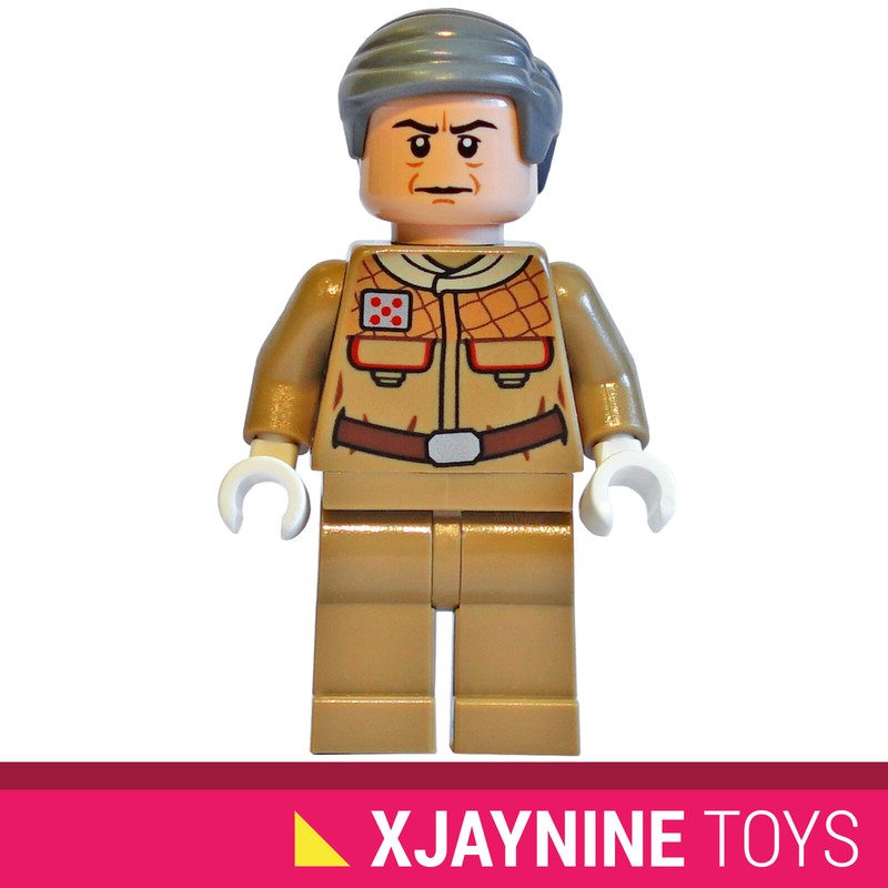 GENUINE LEGO STAR WARS Rebel Alliance General Rieekan Minifig NEW RARE