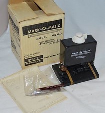 Vintage 1961 Mark-Q-Matic Slide Projector Tape Recorder Synchronizer Model MQM-1