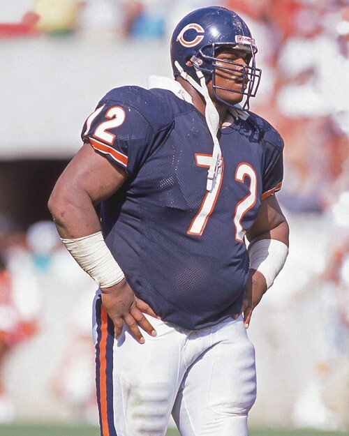 Chicago Bears WILLIAM 'FRIDGE' PERRY Glossy 8x10 Photo Football