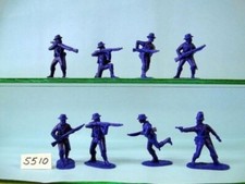ARMIES IN PLASTIC SET 5510 ZULU WAR 1879 ROYAL NAVY WINTER DRESS DARK BLUE 