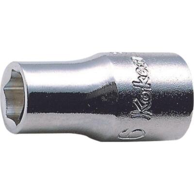Koken 2400M-8 1/4 Inch Sq. Dr. Socket 8 mm 6 Point Length 22 mm