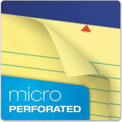 Ampad 20 246 Dual Pad, 4 Pack Double Sheets Legal Narrow Ruled, Canary 100 - Picture 5 of 7