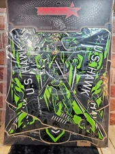 Indie Performance Motocross ATV Decal Kit War Pilot Tribute Green GX3 K5HAWK