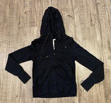 lululemon Sweater Hoodie Women s Size 8 Black Full Zip