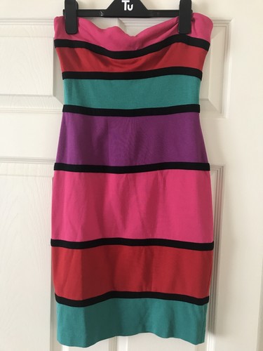River Island Colour Block Bodycon Dress 