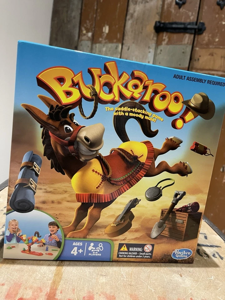 Hasbro Buckaroo Game The Saddle Stacking Game Kids Family Fun Toys Board Game - Image 2 of 4