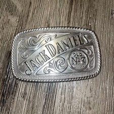 Jack Daniels Belt Buckle Old No. 7 TN Whiskey Brand 2005 5007JD